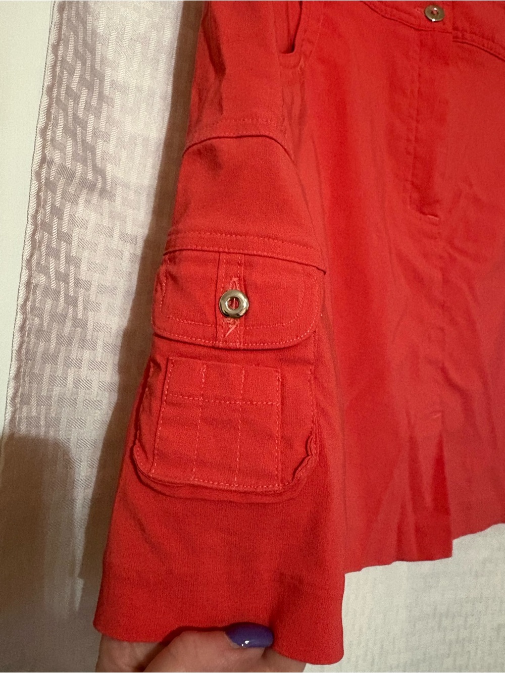 jamie sadock Deep Coral Active Skort with Pocket Accents - Picture 5 of 6